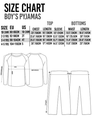 Vanilla Underground Hey Duggee Kids Long Leg Blue PJs