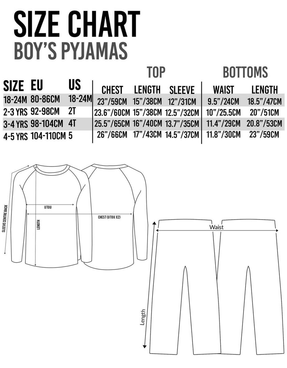 Vanilla Underground Hey Duggee Kids Long Leg Blue PJs