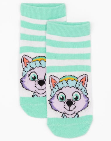 Paw Patrol Girls Multicoloured Character Calf Socks Set Of 5 (3 - 12 Younger)
