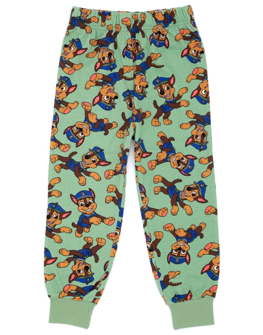 Vanilla Underground Paw Patrol Kids Chase Applique & Green PJs
