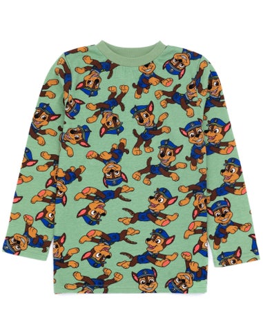 Vanilla Underground Paw Patrol Kids Chase Applique & Green PJs