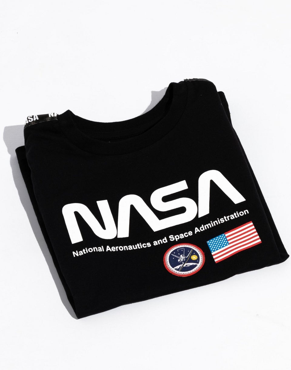 Vanilla Underground NASA Kids Black T-Shirt