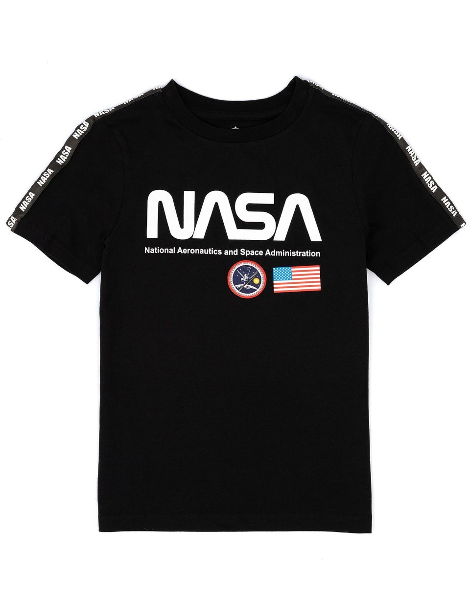 Vanilla Underground NASA Kids Black T-Shirt
