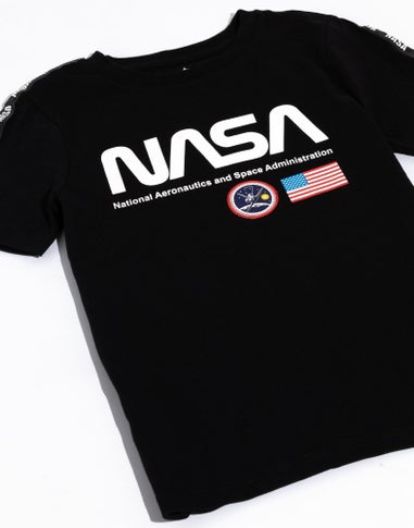 Vanilla Underground NASA Kids Black T-Shirt