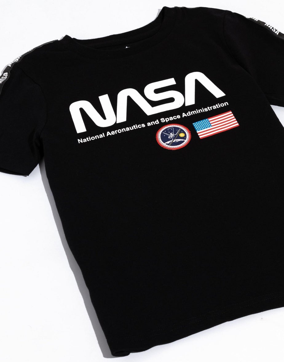 Vanilla Underground NASA Kids Black T-Shirt
