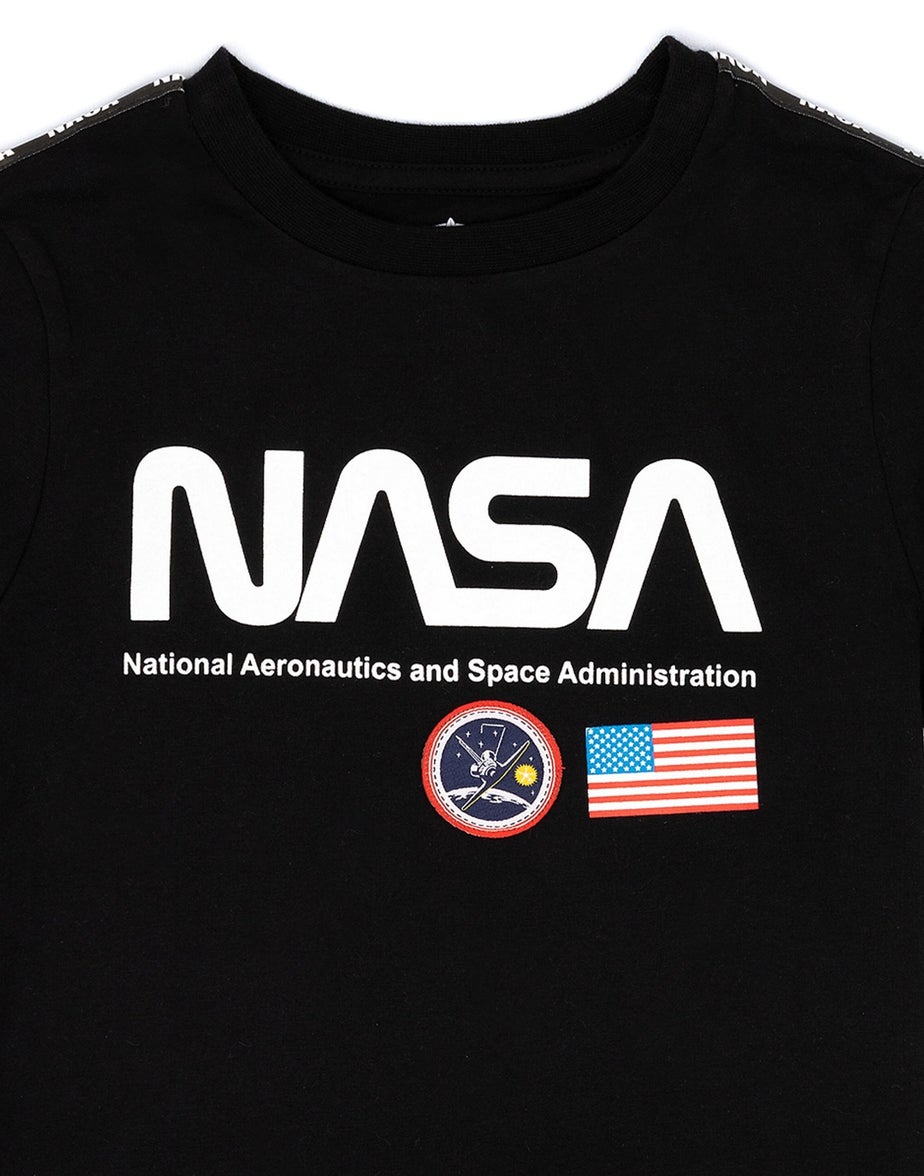 Vanilla Underground NASA Kids Black T-Shirt