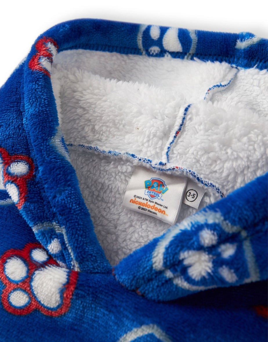 Vanilla Underground Paw Patrol Kids Blue Blanket Hoodie