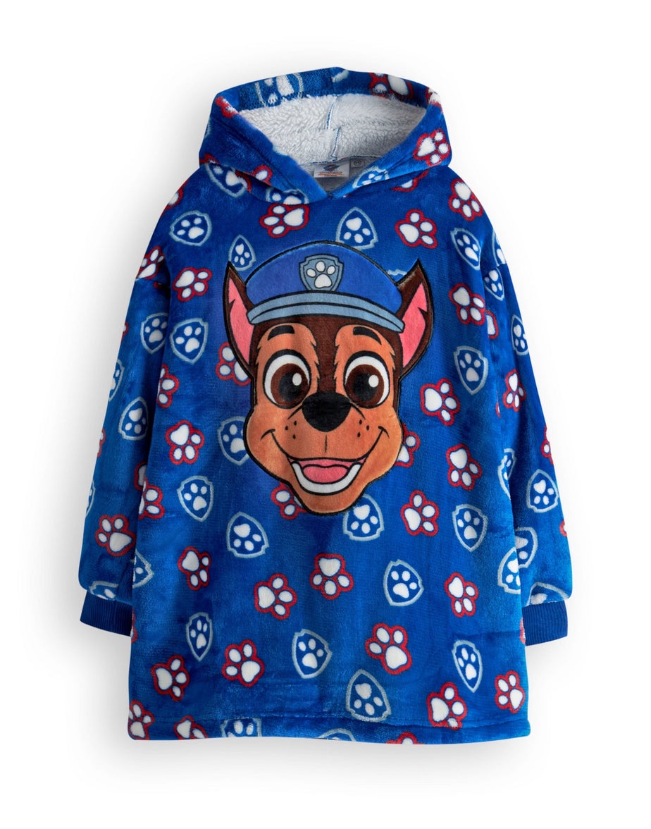 Vanilla Underground Paw Patrol Kids Blue Blanket Hoodie