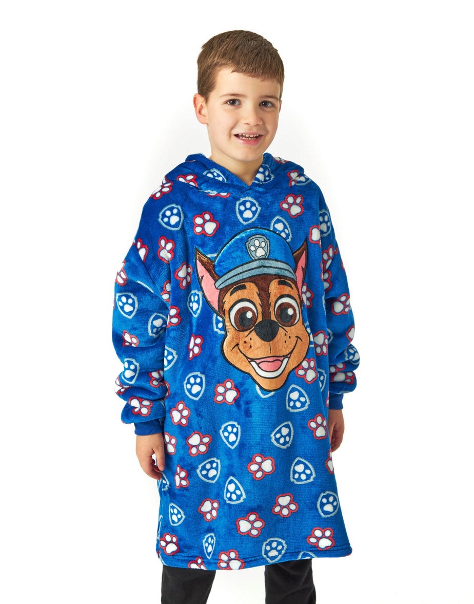 Vanilla Underground Paw Patrol Kids Blue Blanket Hoodie