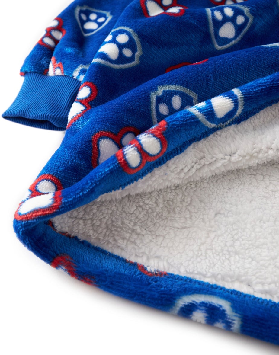 Vanilla Underground Paw Patrol Kids Blue Blanket Hoodie