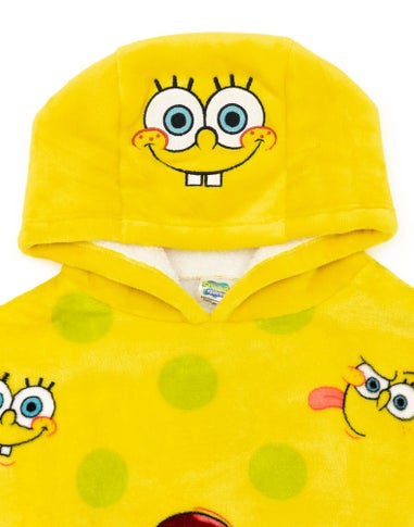 Vanilla Underground SpongeBob SquarePants Kids Yellow Blanket Hoodie