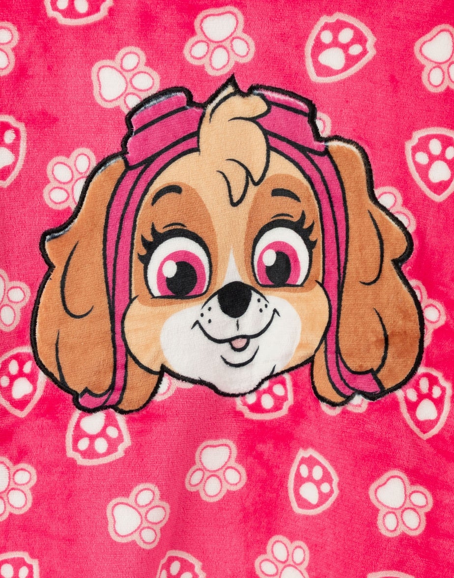 Vanilla Underground Paw Patrol Kids Pink Blanket Hoodie