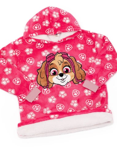Vanilla Underground Paw Patrol Kids Pink Blanket Hoodie