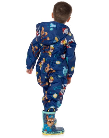 Paw Patrol Boys Blue Marshall Rubble & Chase Puddle Suit (2 - 7 Years)