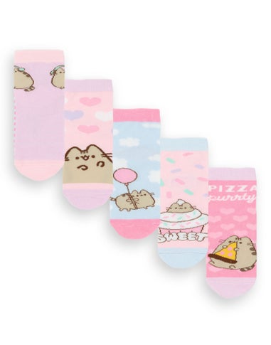 Pusheen Girls Multicoloured Calf Socks Set Of 5 (12.5 Younger - 6.5 Older)