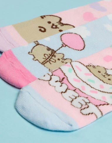 Pusheen Girls Multicoloured Calf Socks Set Of 5 (12.5 Younger - 6.5 Older)