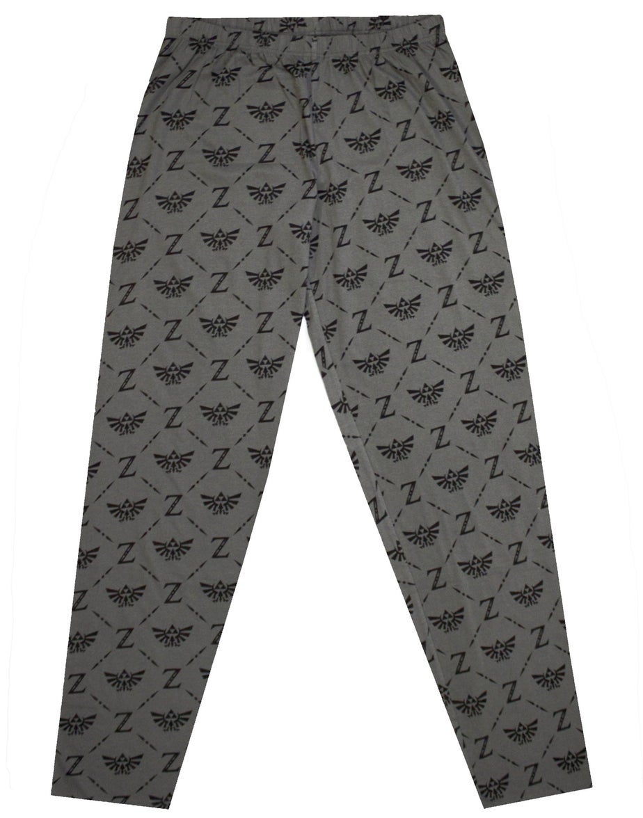 Vanilla Underground Nintendo Zelda Adults Long Leg White PJs