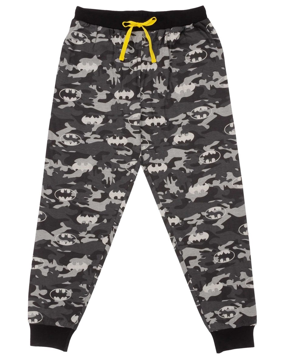 Vanilla Underground DC Comics Adults Camo Logo Black PJs