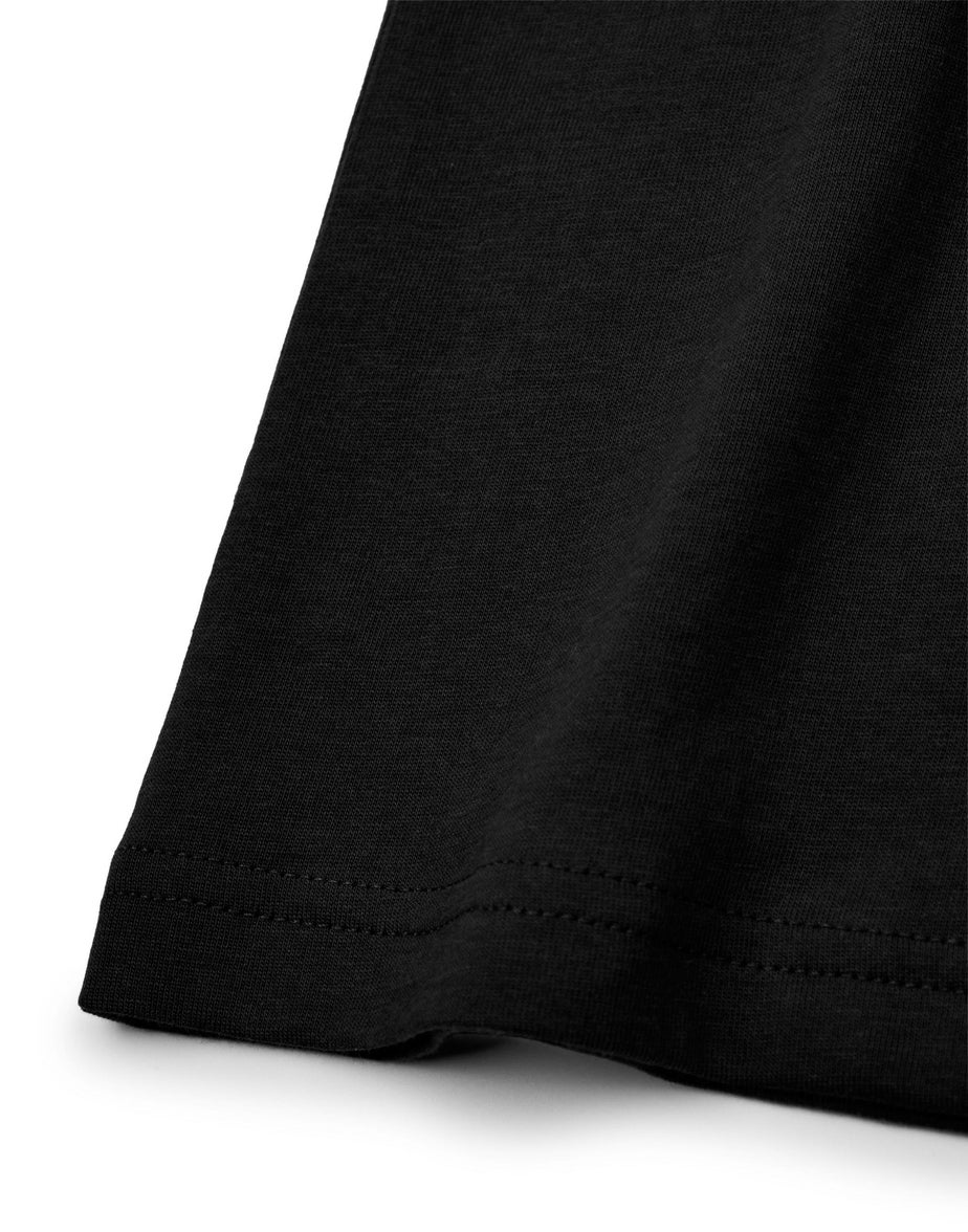 Vanilla Underground Nirvana Adults Classic Logo Black T-Shirt