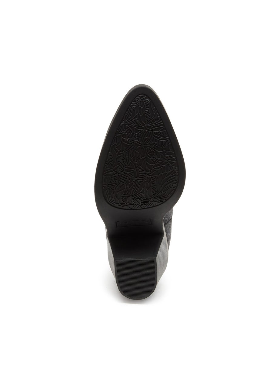 Rocket Dog Black Feather Ankle Boots