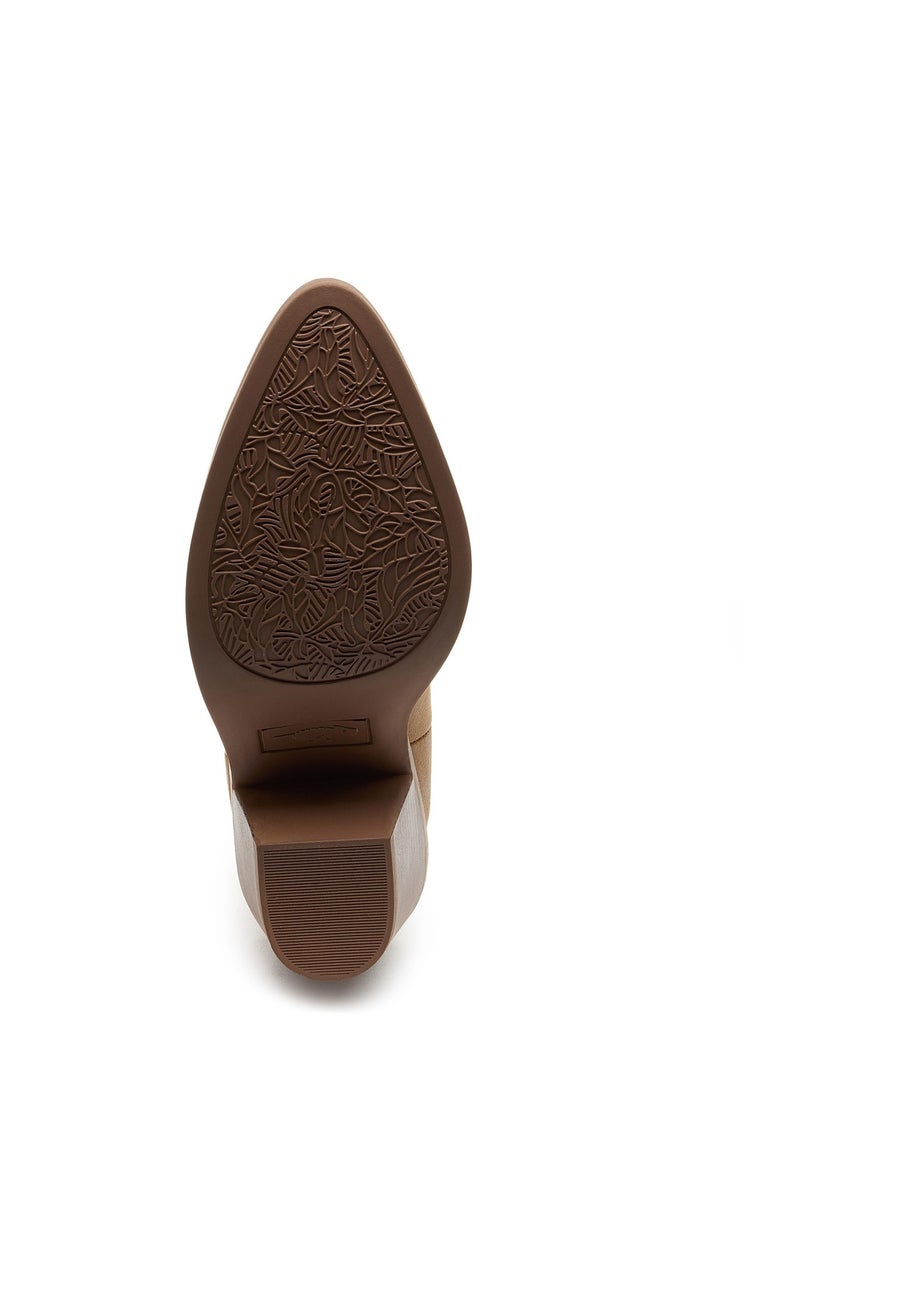 Rocket Dog Brown Feather Ankle Boots