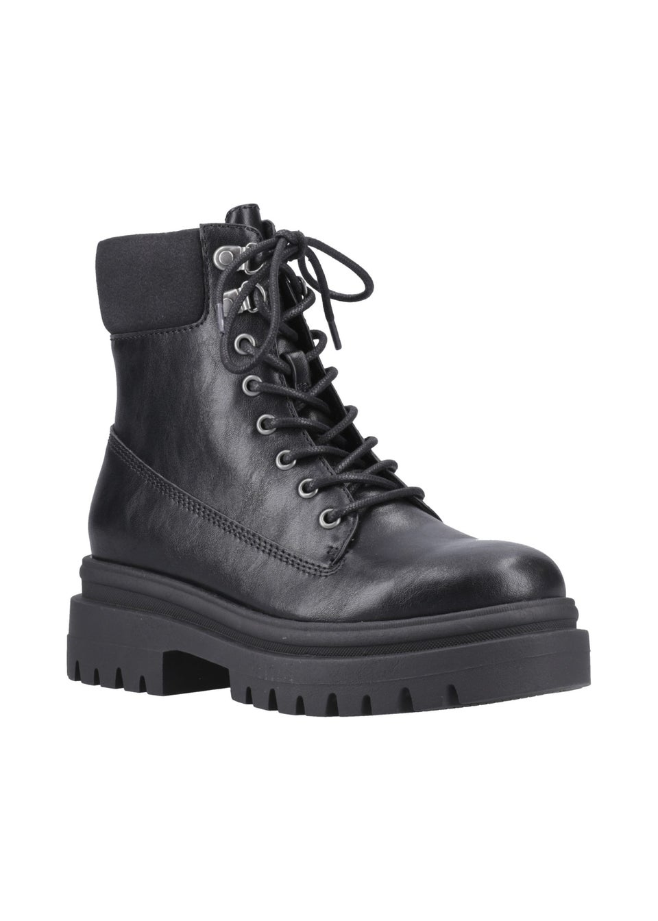 Rocket Dog Black Danie Lug Boots