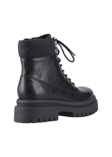 Rocket Dog Black Danie Lug Boots