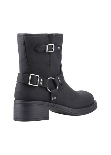 Rocket Dog Black Nino Mid Biker Boots