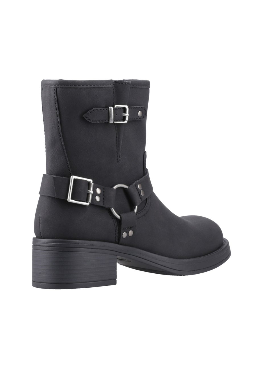 Rocket Dog Black Nino Mid Biker Boots