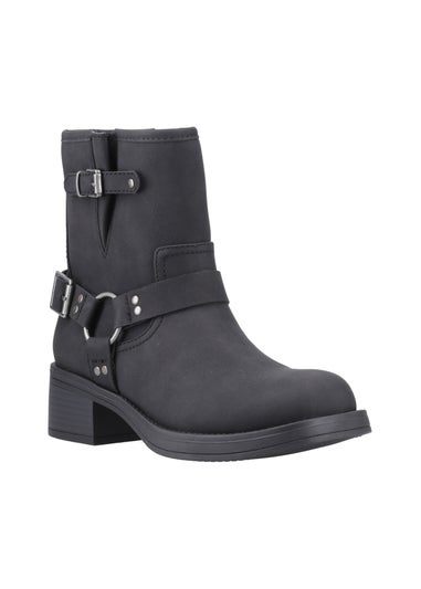 Rocket Dog Black Nino Mid Biker Boots