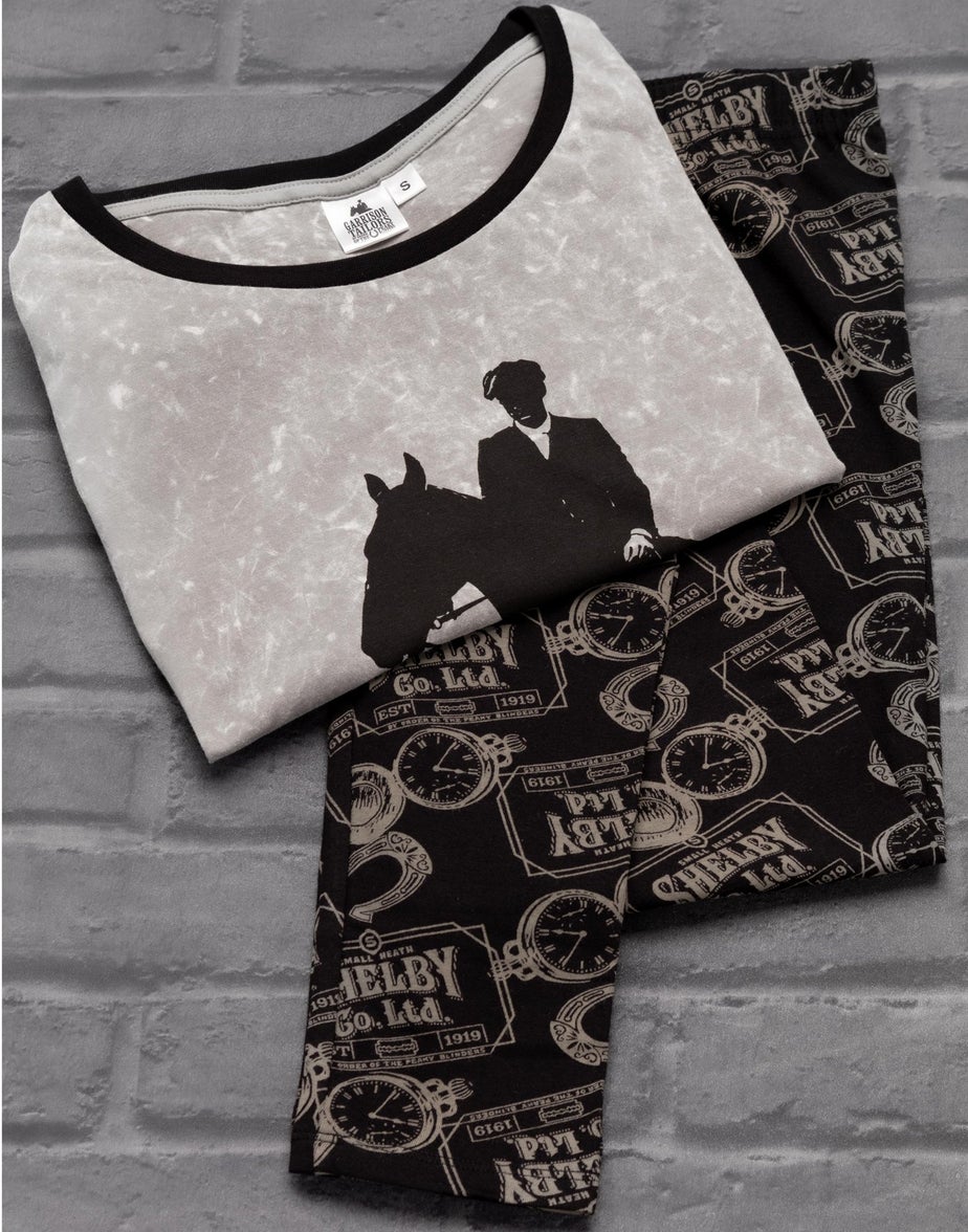 Vanilla Underground Peaky Blinders Adults Peaky Blinders Grey PJs