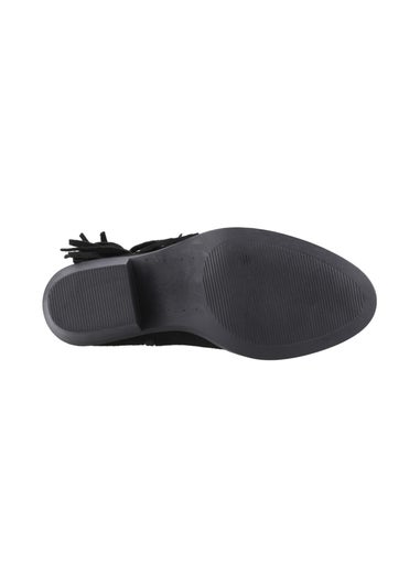 Rocket Dog Black Yankee Tassel Cowboy Boots