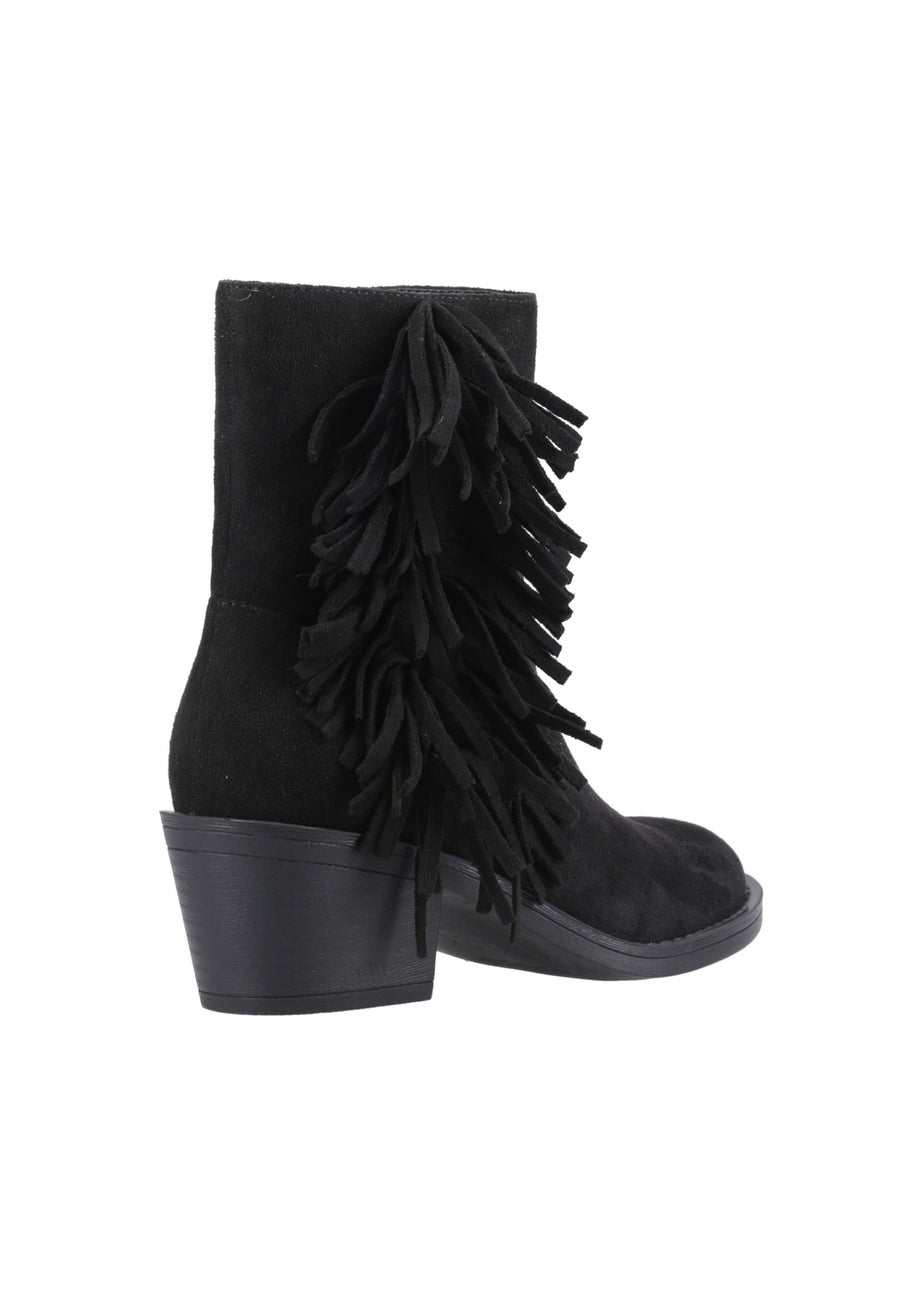 Rocket Dog Black Yankee Tassel Cowboy Boots