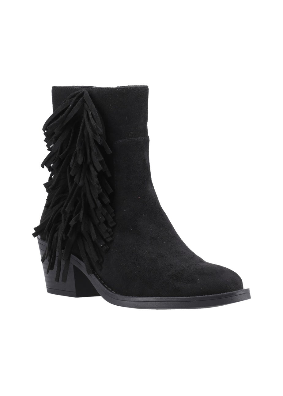 Rocket Dog Black Yankee Tassel Cowboy Boots