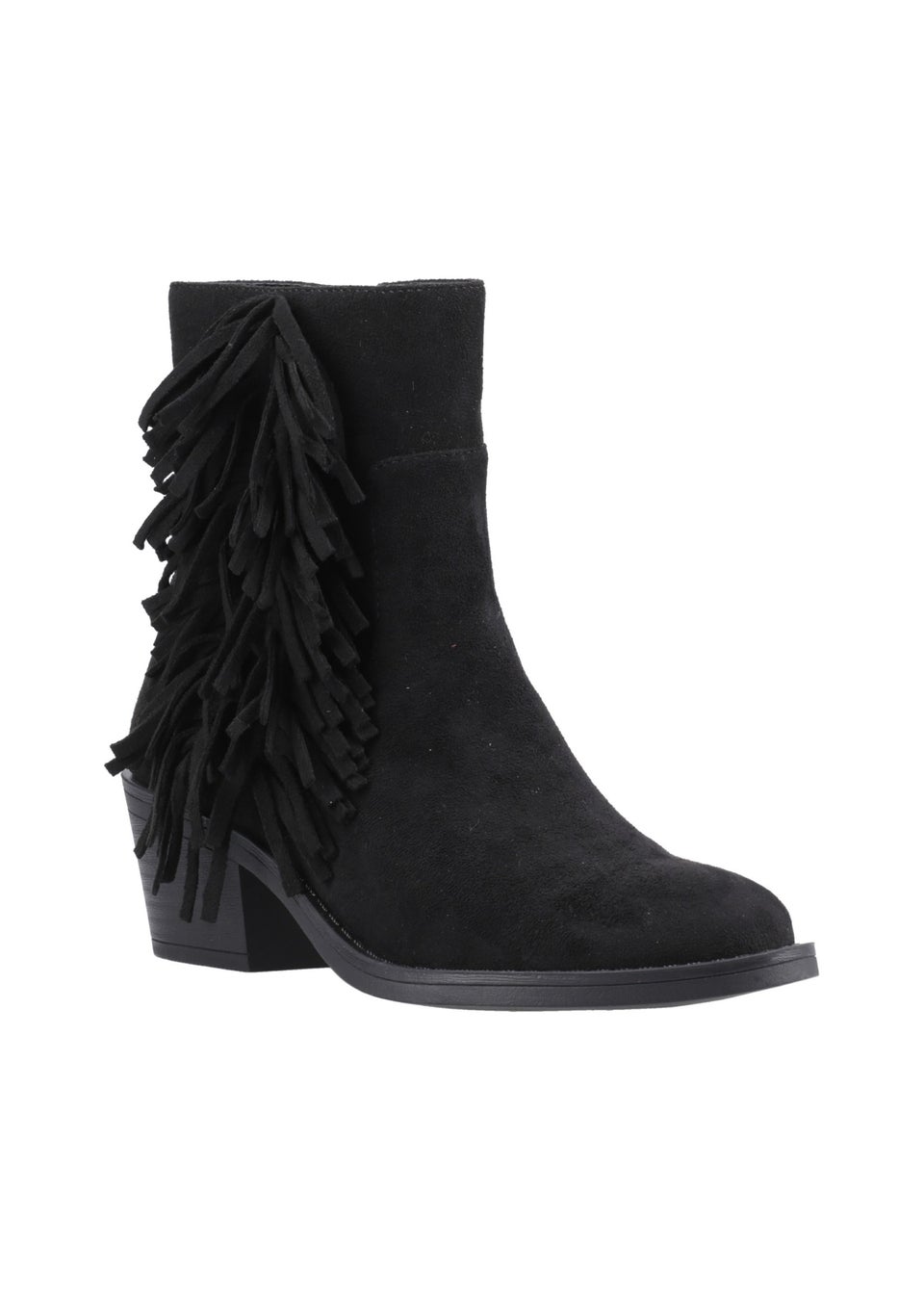Rocket Dog Black Yankee Tassel Cowboy Boots