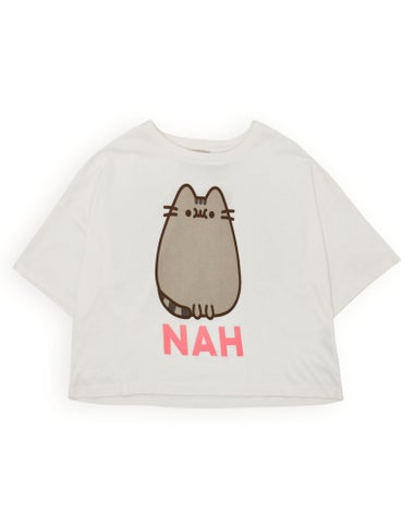 Pusheen Womens Cream Pusheen The Cat Pyjama Set