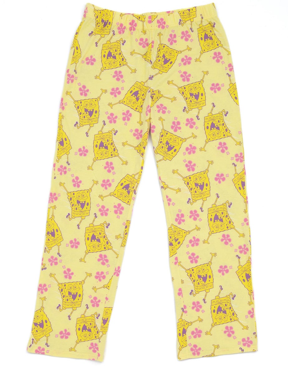 Vanilla Underground SpongeBob SquarePants Adults Spongebob Squarepants Pink PJs
