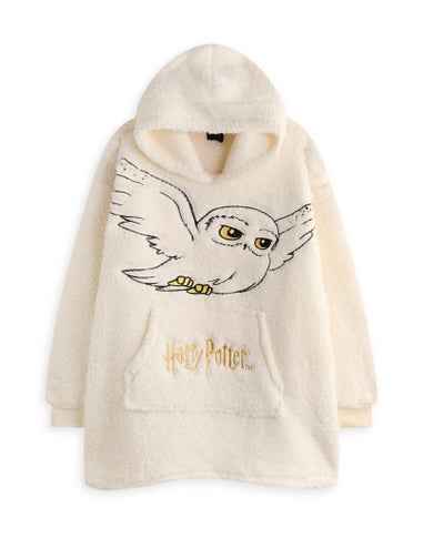 Vanilla Underground Harry Potter Adults Hedwig Blanket Beige Hoodie