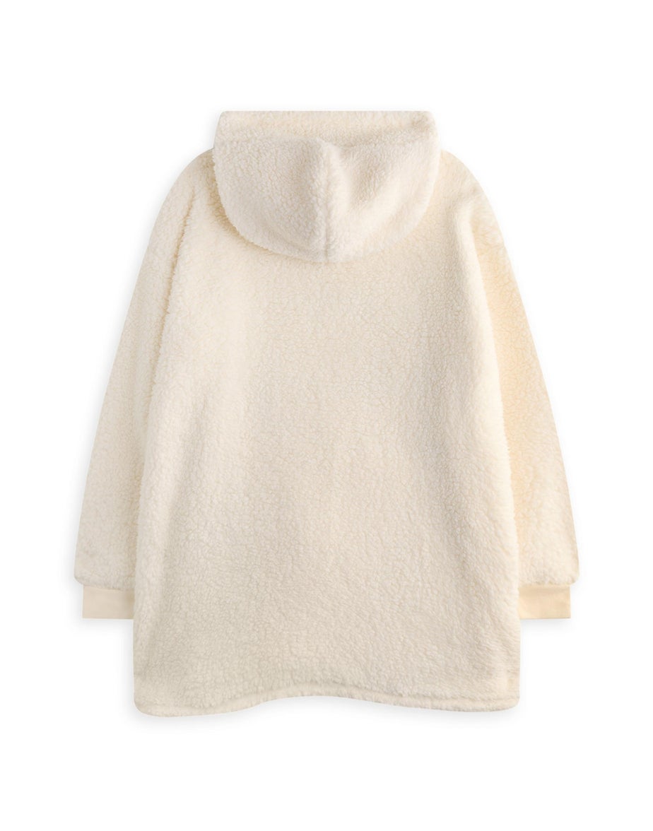 Vanilla Underground Harry Potter Adults Hedwig Blanket Beige Hoodie