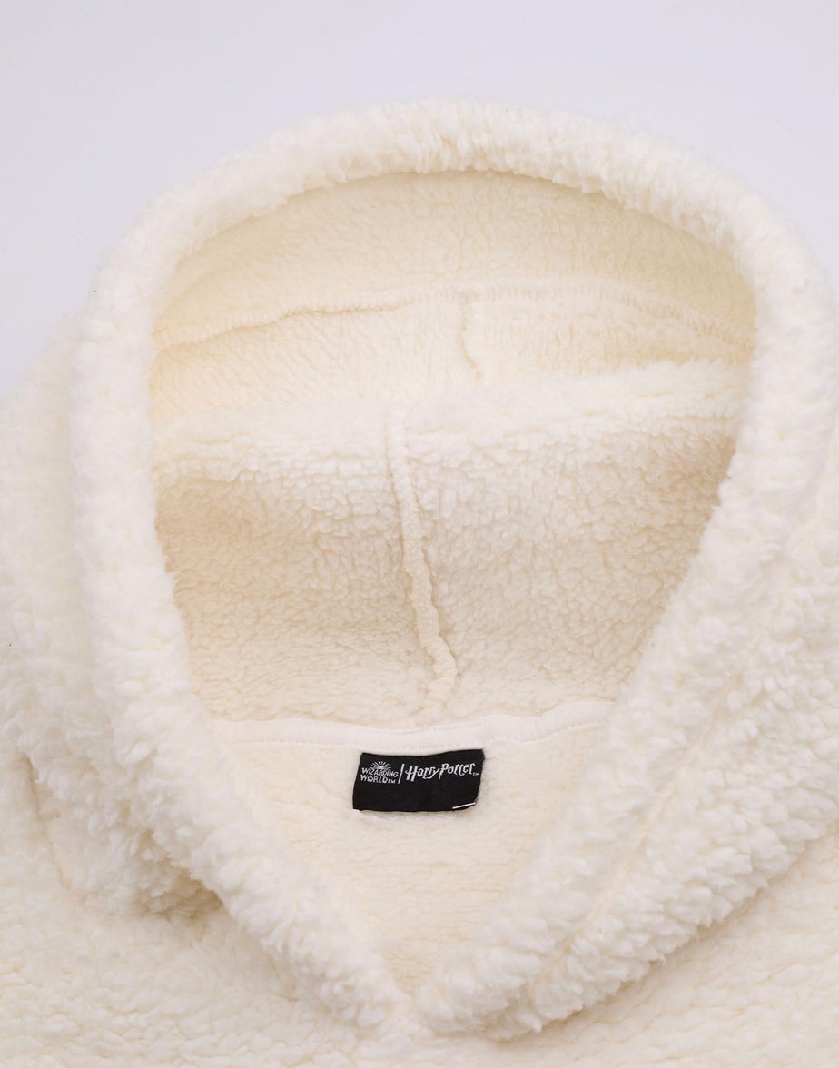 Vanilla Underground Harry Potter Adults Hedwig Blanket Beige Hoodie