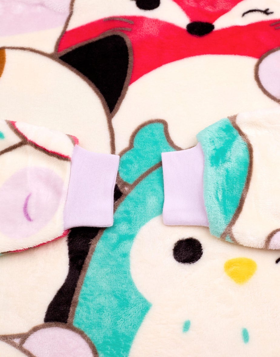 Vanilla Underground Squishmallows Adults Multicoloured Multi Character Blanket Hoodie