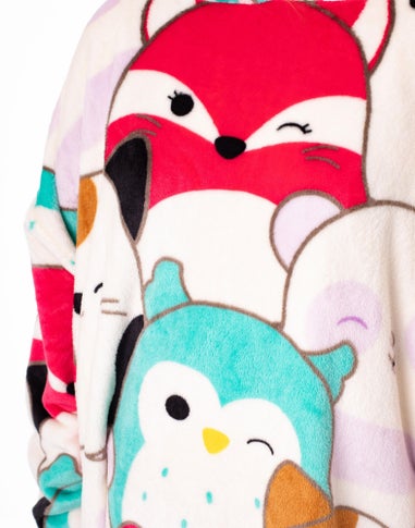 Vanilla Underground Squishmallows Adults Multicoloured Multi Character Blanket Hoodie