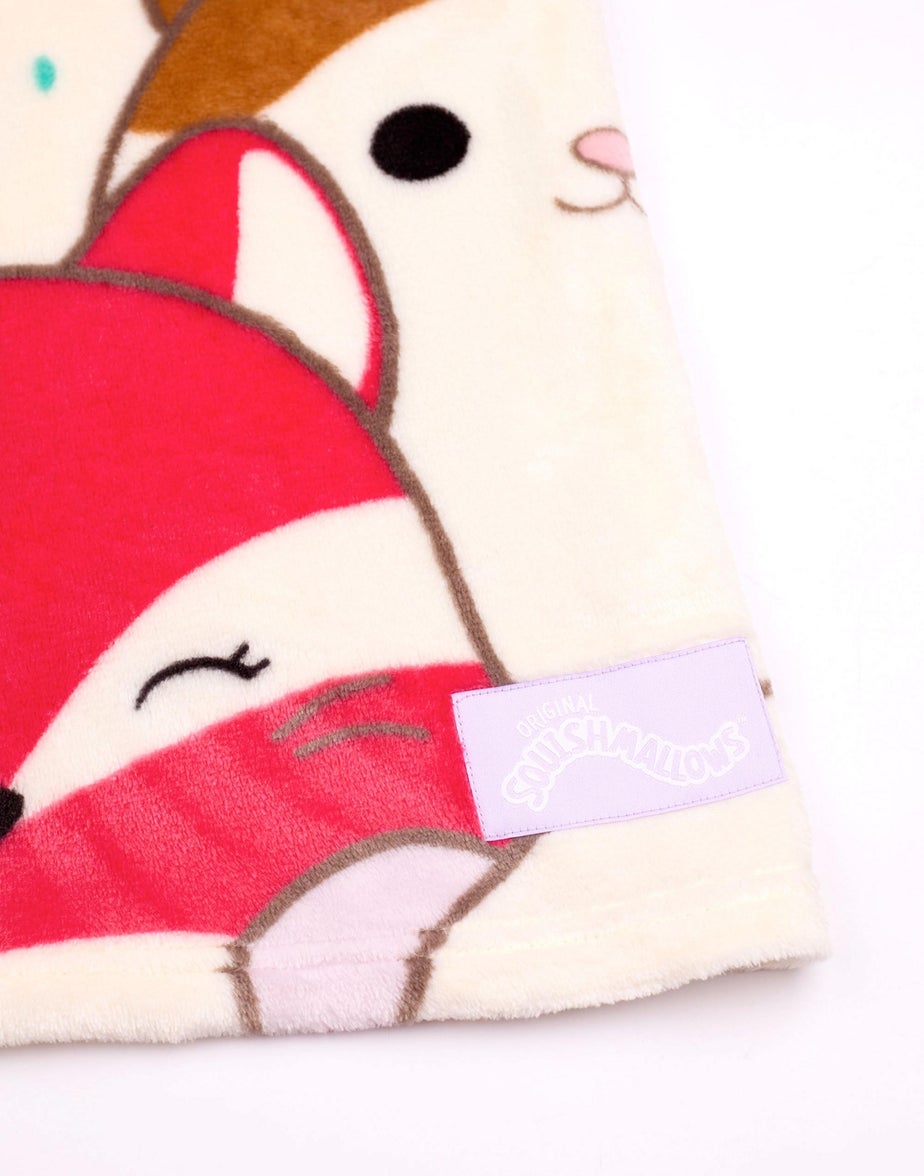 Vanilla Underground Squishmallows Adults Multicoloured Multi Character Blanket Hoodie