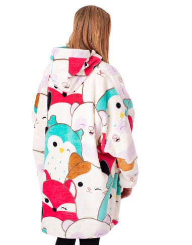 Vanilla Underground Squishmallows Adults Multicoloured Multi Character Blanket Hoodie