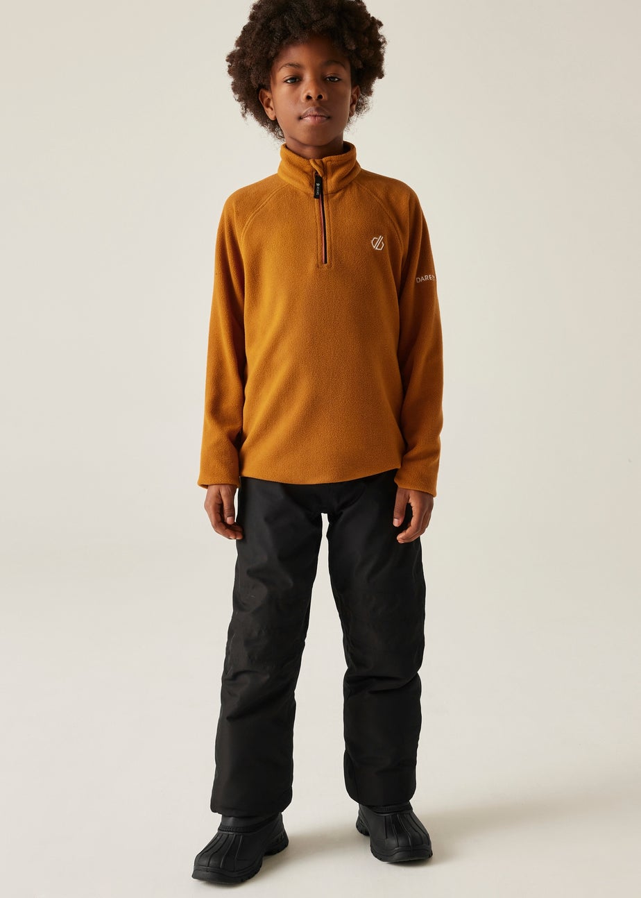 Dare2B Black Kids' Motive Waterproof Salopettes (3-16yrs)