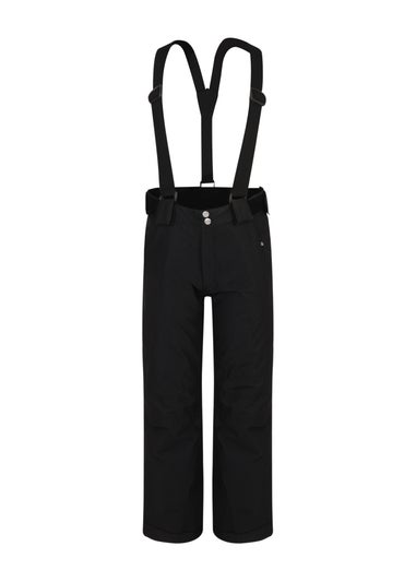 Dare2B Black Kids' Motive Waterproof Salopettes (3-16yrs)