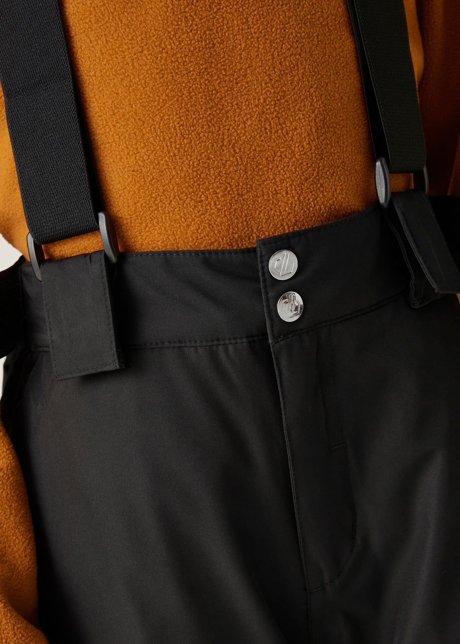 Dare2B Black Kids' Motive Waterproof Salopettes (3-16yrs)