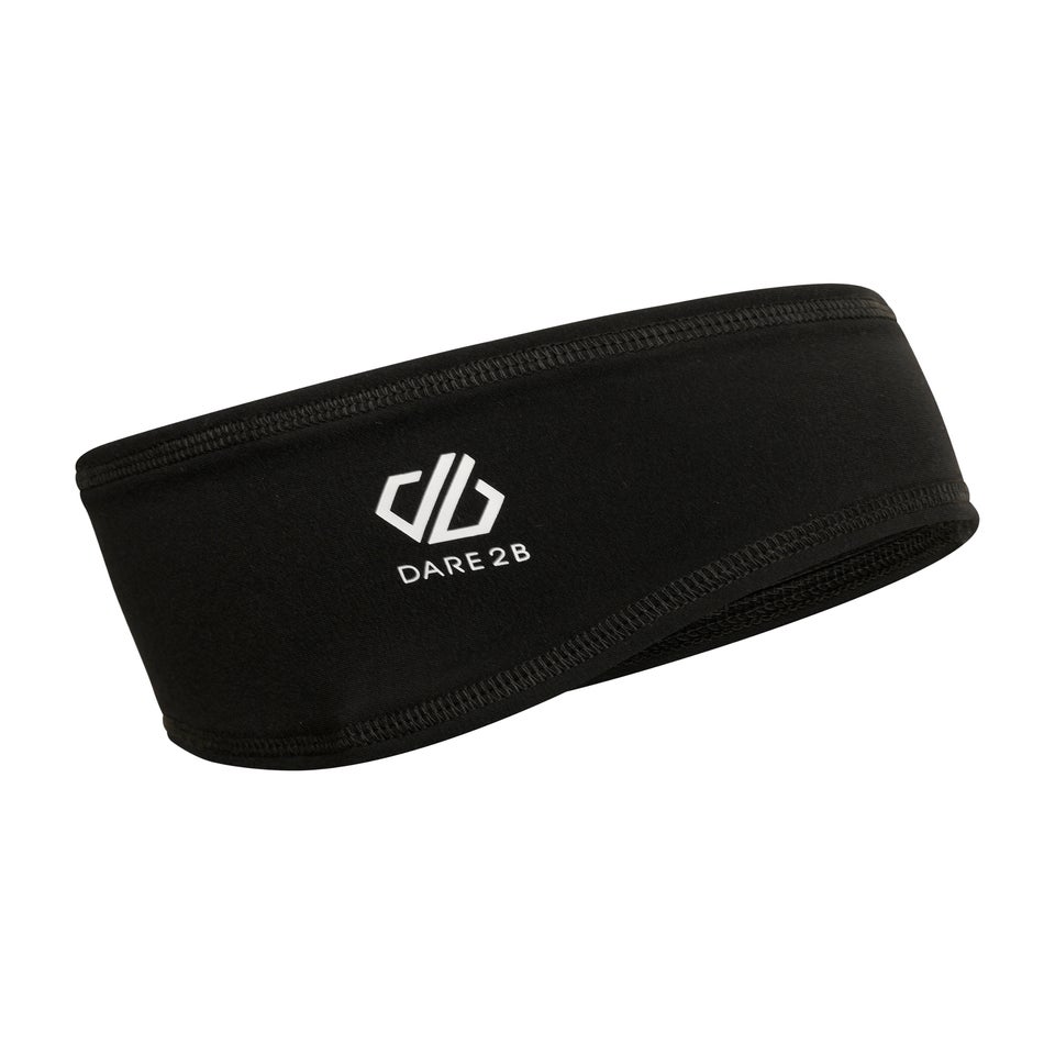 Dare2B Black Shrug Off II Stretch Headband