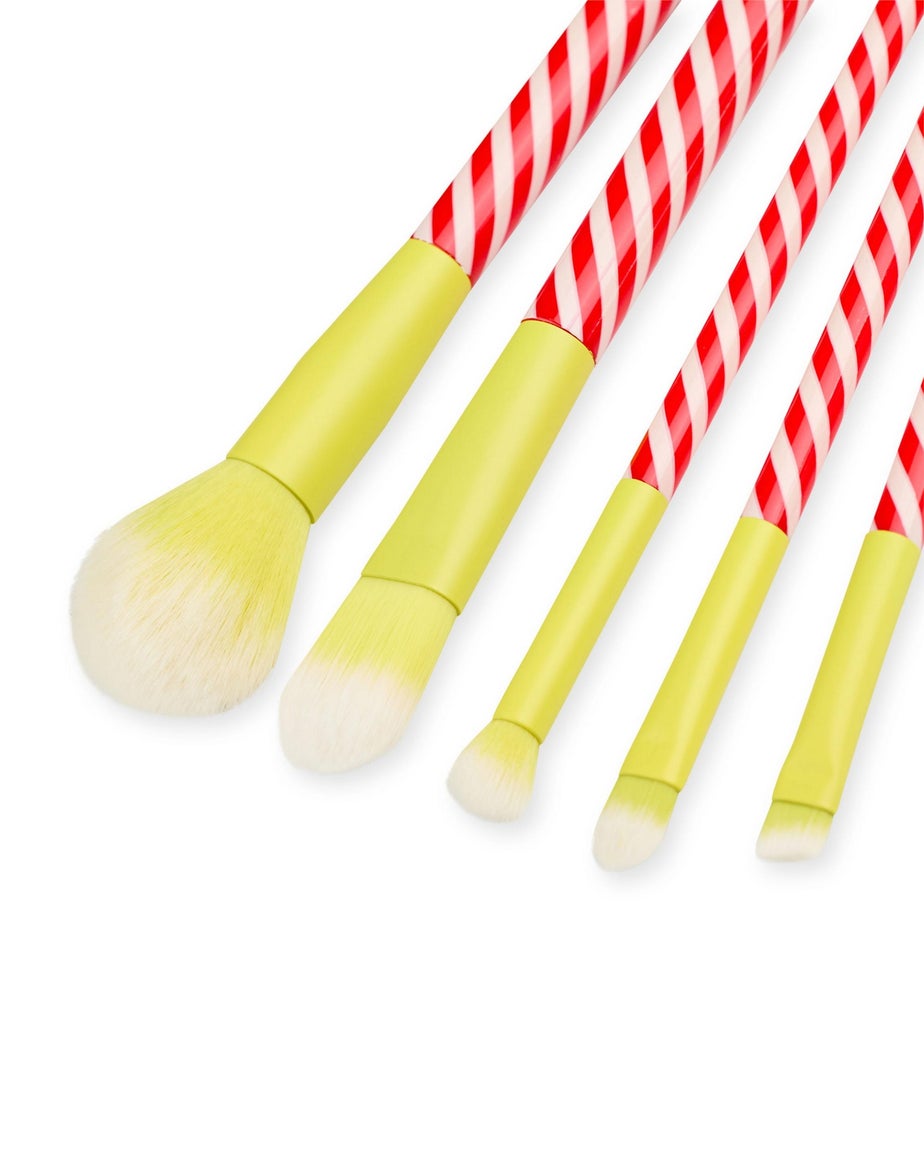 The Grinch Green Character Face Makeup Brush Set