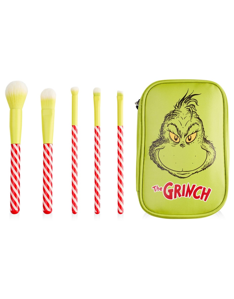 The Grinch Green Character Face Makeup Brush Set
